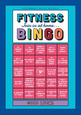 Fitness Bingo