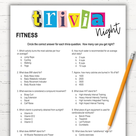 Mind & Body Trivia Challenge